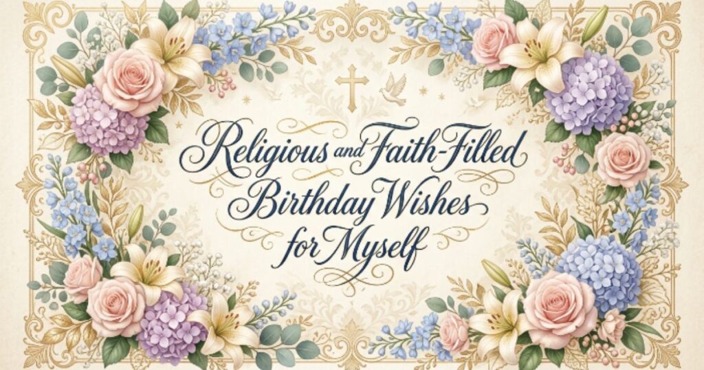 Religious and Faith-Filled Birthday Wishes for Myself
