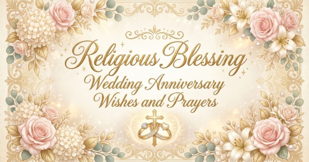 Religious Blessing Wedding Anniversary Wishes and Prayers