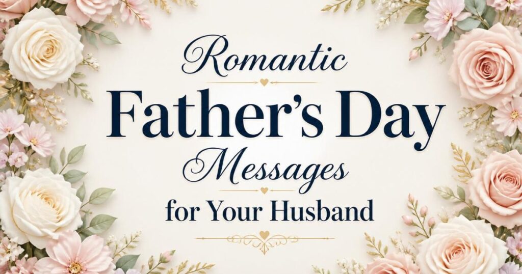 Romantic Father's Day Messages for Your Husband