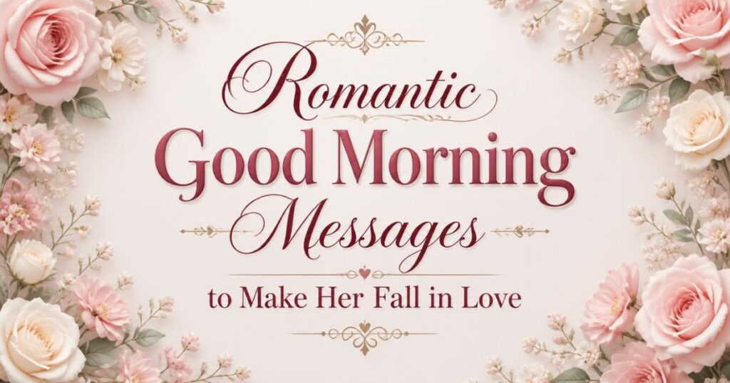 Romantic Good Morning Messages to Make Her Fall in Love