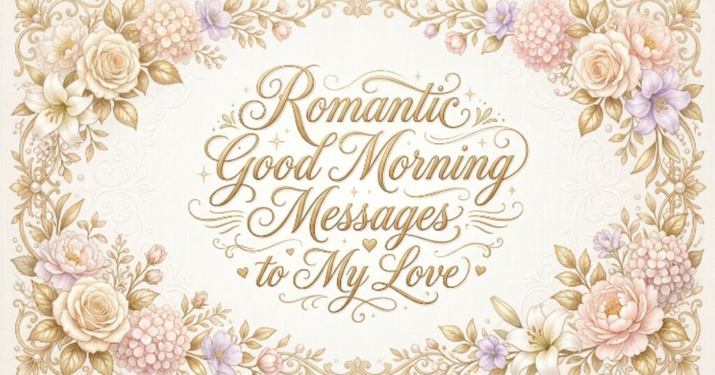 Romantic Good Morning Messages to My Love