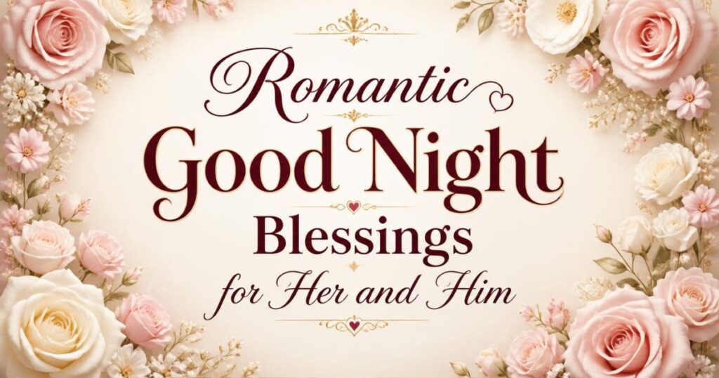 Romantic Good Night Blessings for Her and Him