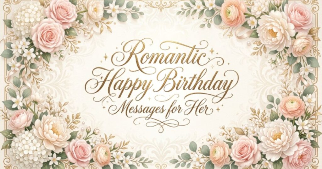Romantic Happy Birthday Messages for Her