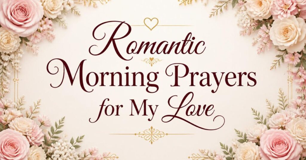 Romantic Morning Prayers for My Love