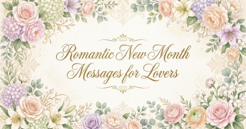 Romantic New Month Messages for Lovers