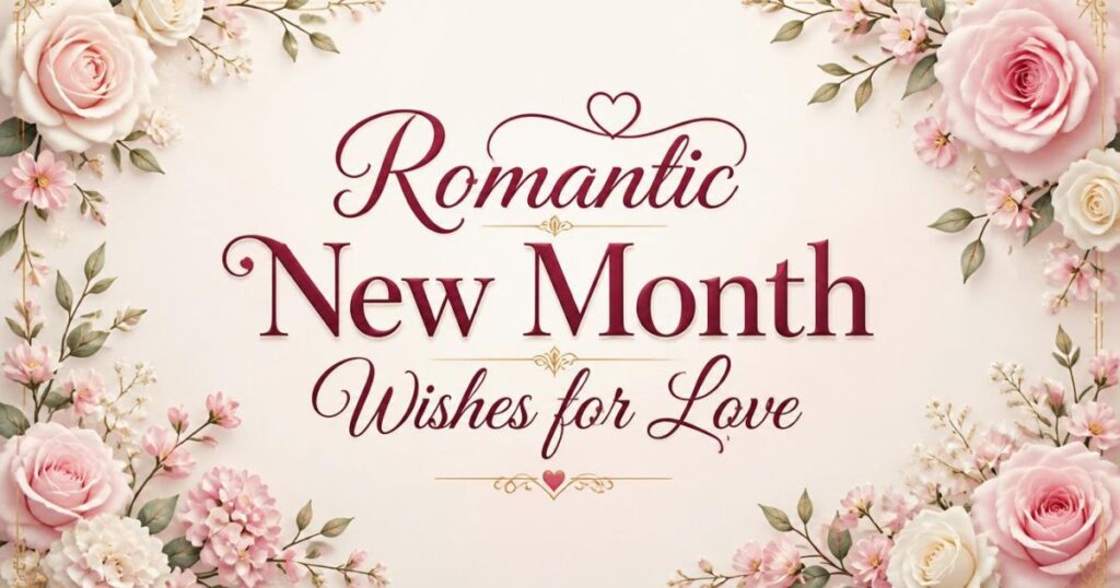 Romantic New Month Wishes for Love