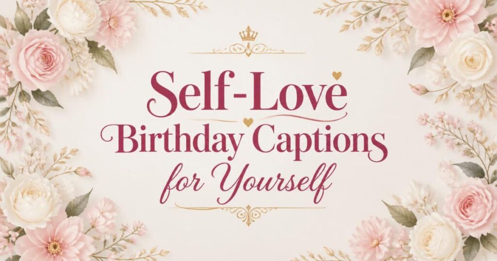 Self-Love 18th Birthday Captions for Yourself