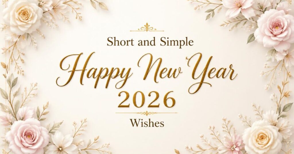 Short and Simple Happy New Year 2026 Wishes