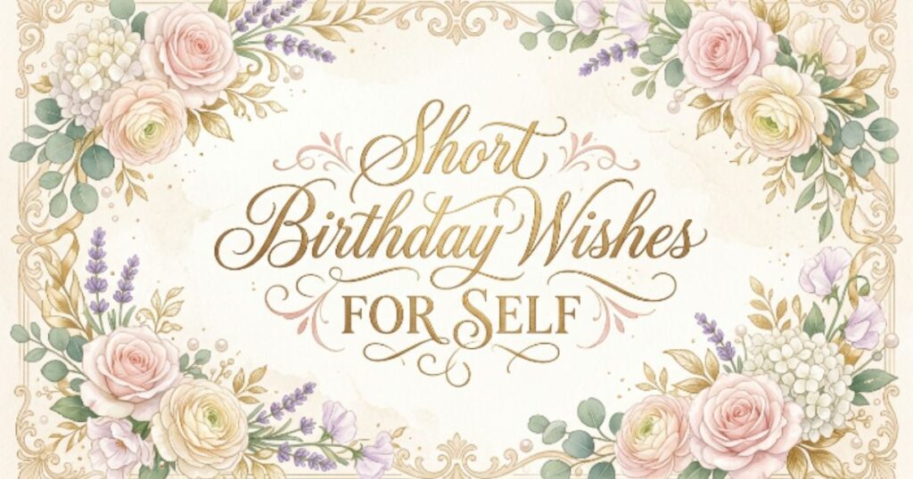 Short Birthday Wishes for Self