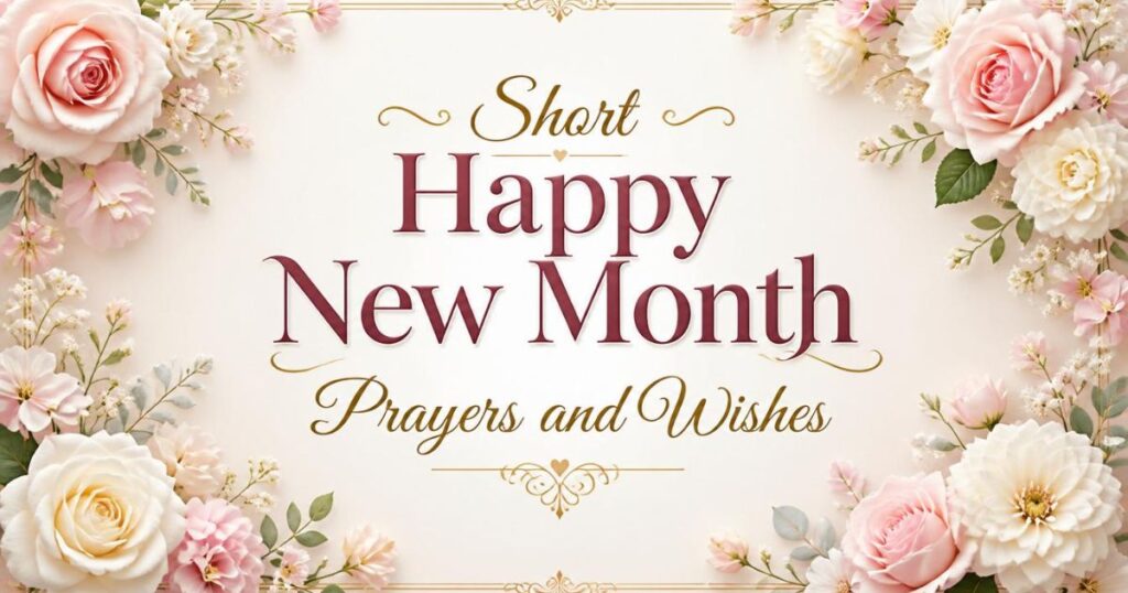 Short Happy New Month Prayers and Wishes