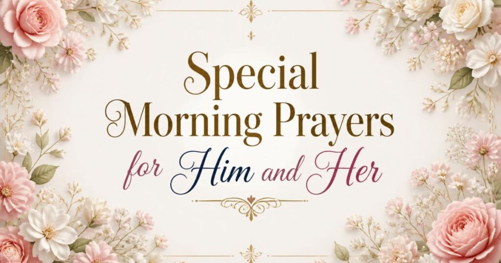 Special Morning Prayers for Him and Her