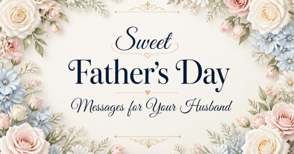 Sweet Father's Day Messages for Your Husband