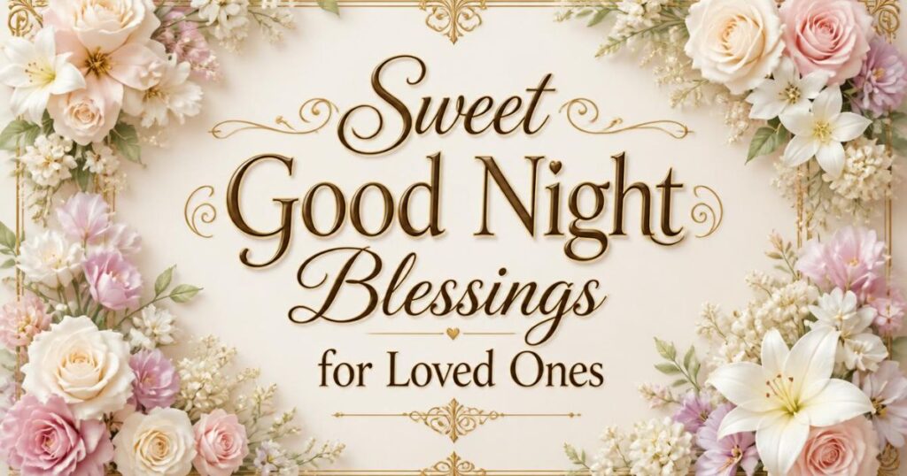 Sweet Good Night Blessings for Loved Ones