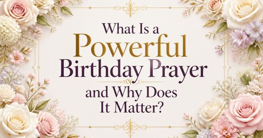 What Is a Powerful Birthday Prayer and Why Does It Matter?