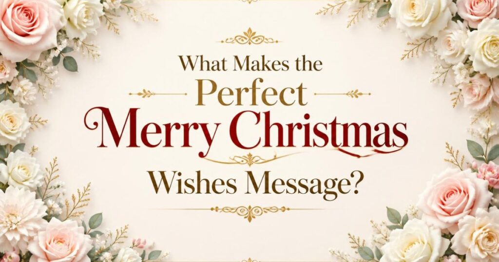 What Makes the Perfect Merry Christmas Wishes Message?