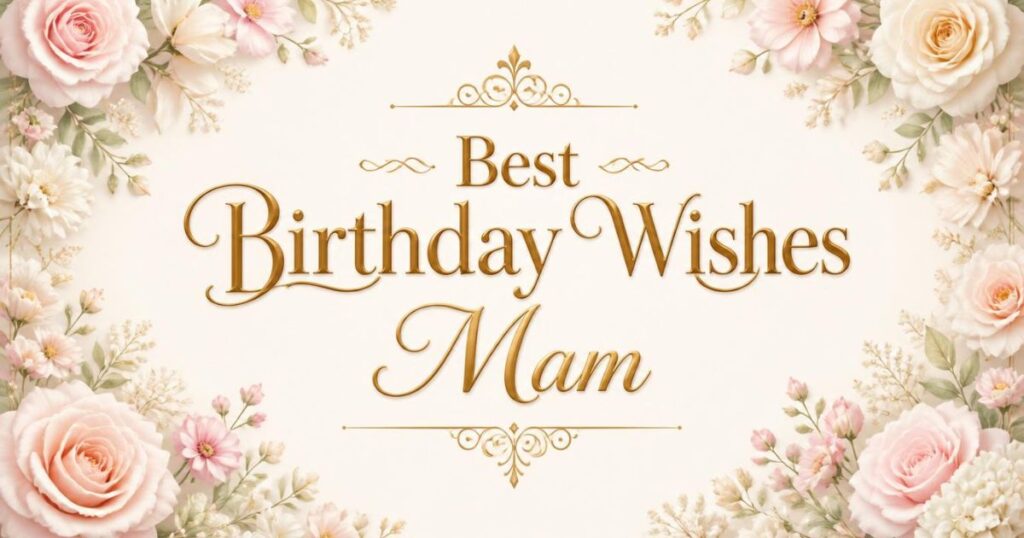 Best Birthday Wishes Mam