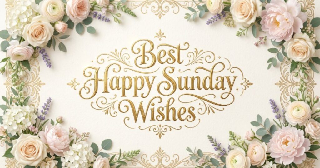 Best Happy Sunday Wishes