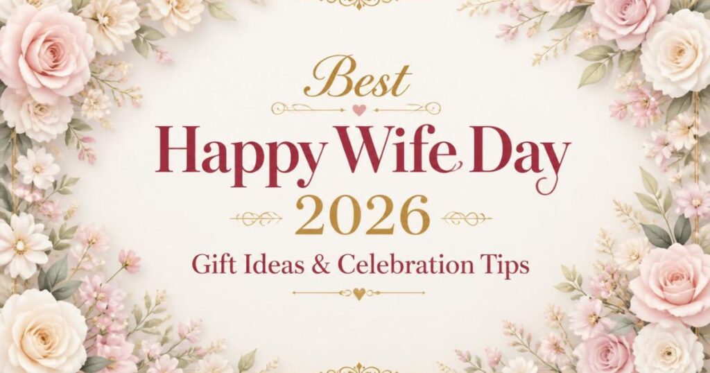 Best Happy Wife Day 2026 Gift Ideas & Celebration Tips