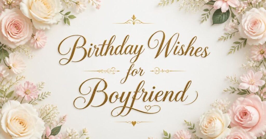 Birthday Wishes for Boyfriend