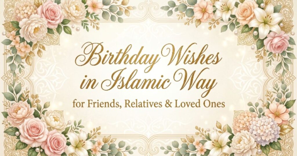 Birthday Wishes in Islamic Way for Friends, Relatives & Loved Ones
