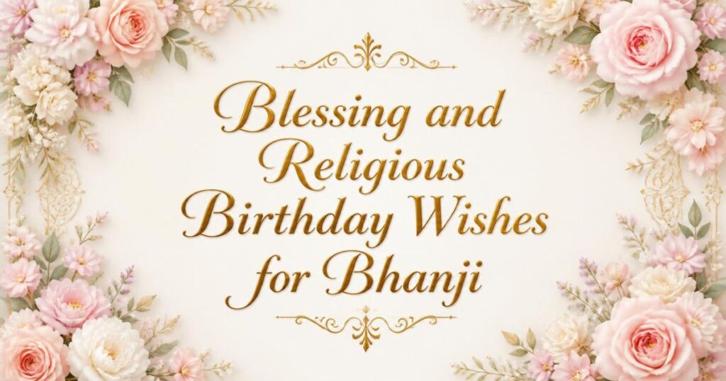 Blessing and Religious Birthday Wishes for Bhanji
