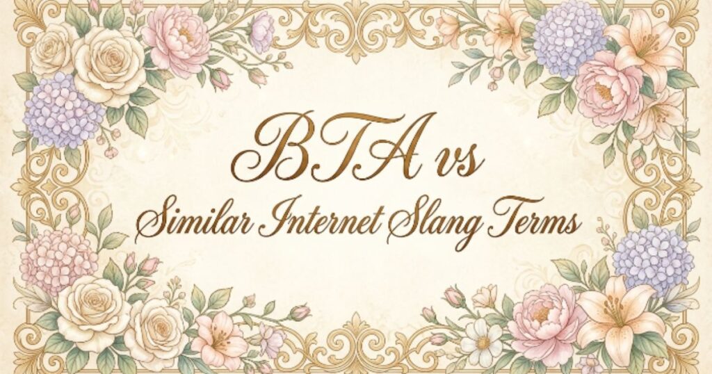 BTA vs Similar Internet Slang Terms