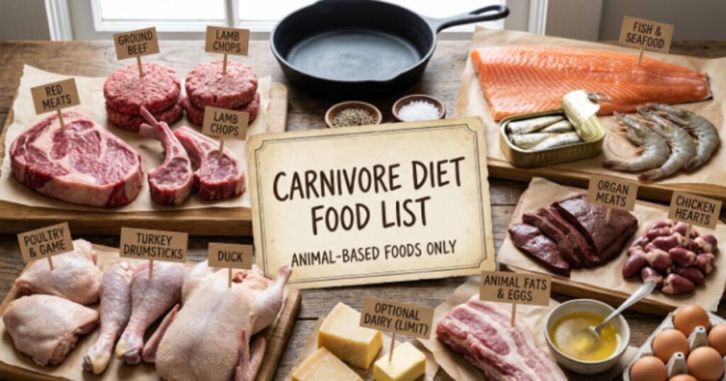 Carnivore Diet Food List for Beginners