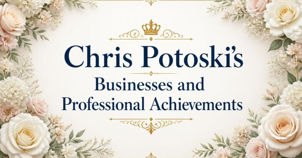 Chris Potoski's Businesses and Professional Achievements