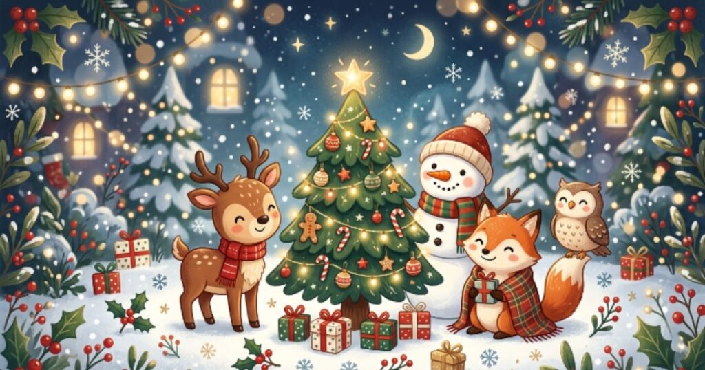 Cute Christmas Character Wallpapers