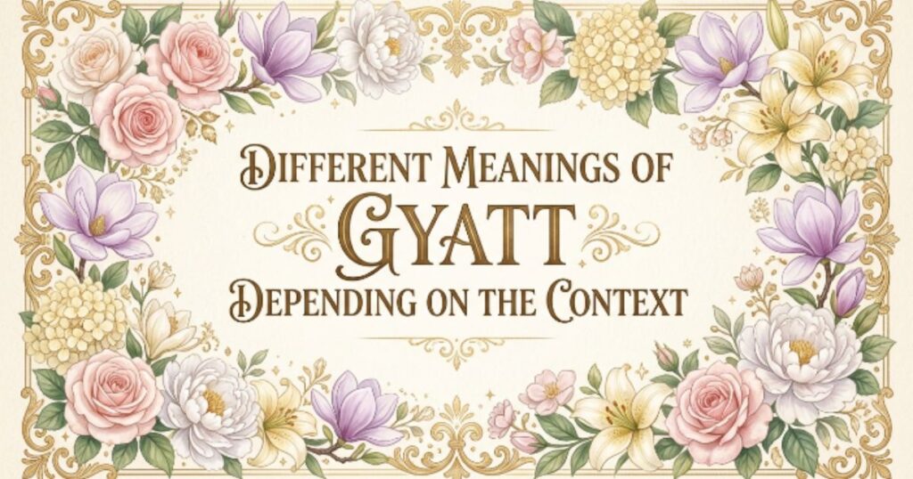 Different Meanings of Gyatt Depending on the Context
