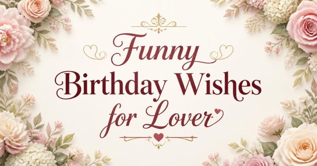 Funny Birthday Wishes for Lover