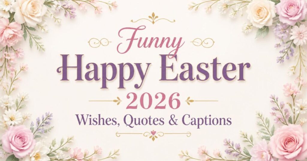 Funny Happy Easter 2026 Wishes, Quotes & Captions
