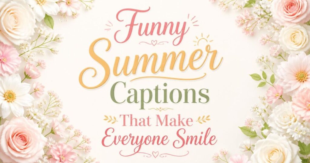 Funny Summer Captions That Make Everyone Smile