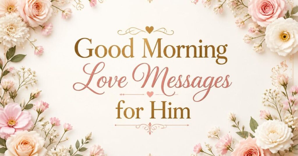 Good Morning Love Messages for Him