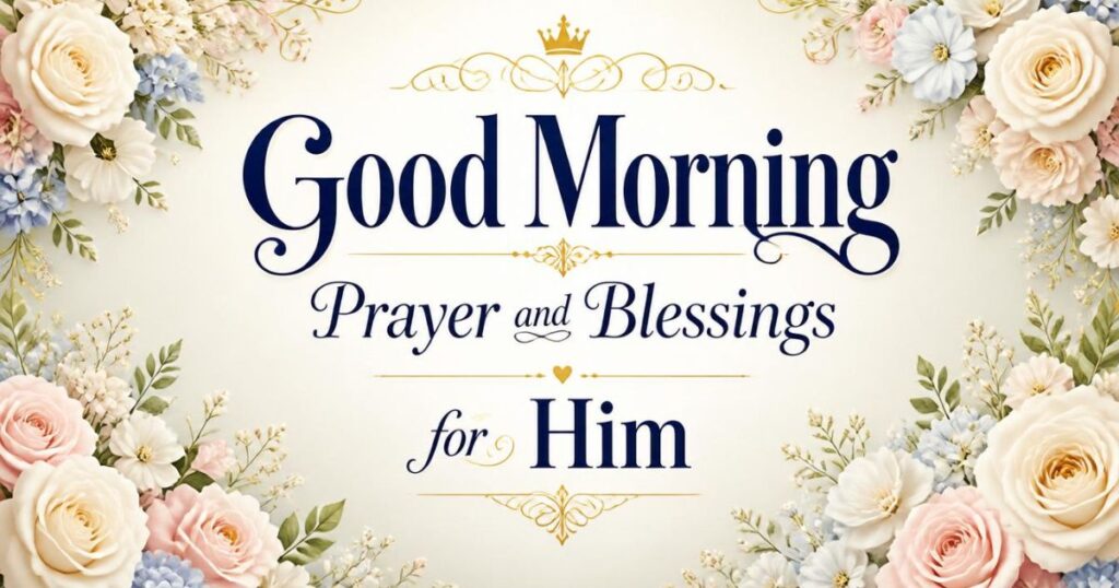 Good Morning Prayer and Blessings for Him