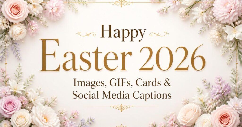Happy Easter 2026 Images, GIFs, Cards & Social Media Captions