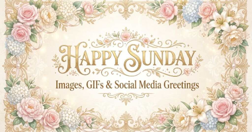Happy Sunday Images, GIFs & Social Media Greetings