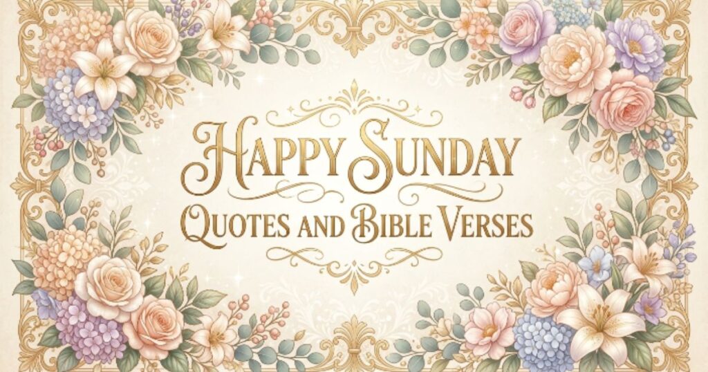 Happy Sunday Quotes and Bible Verses