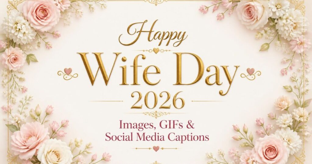 Happy Wife Day 2026 Images, GIFs & Social Media Captions
