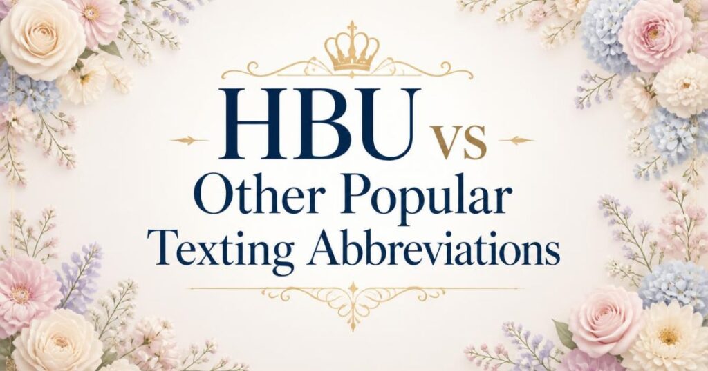 HBU vs Other Popular Texting Abbreviations