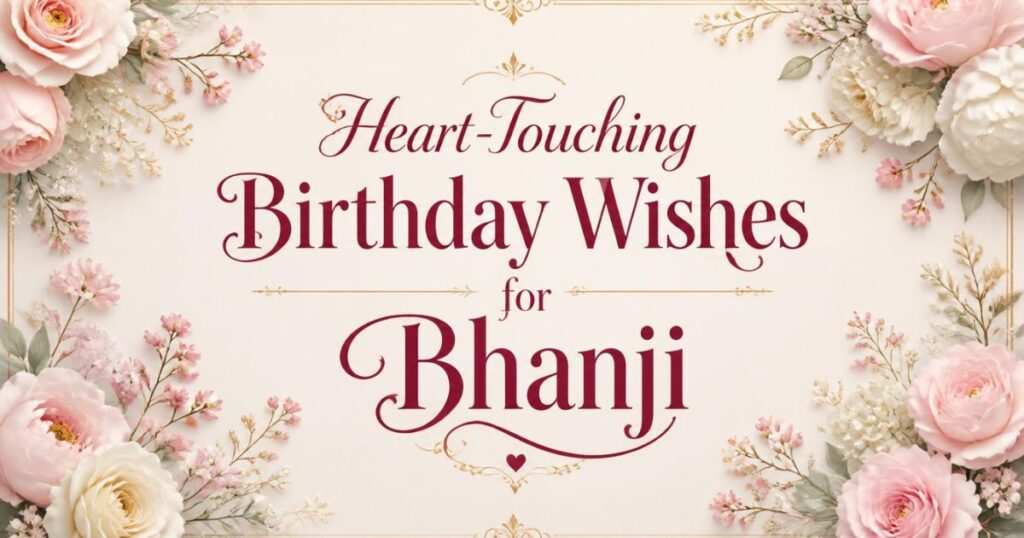 Heart-Touching Birthday Wishes for Bhanji