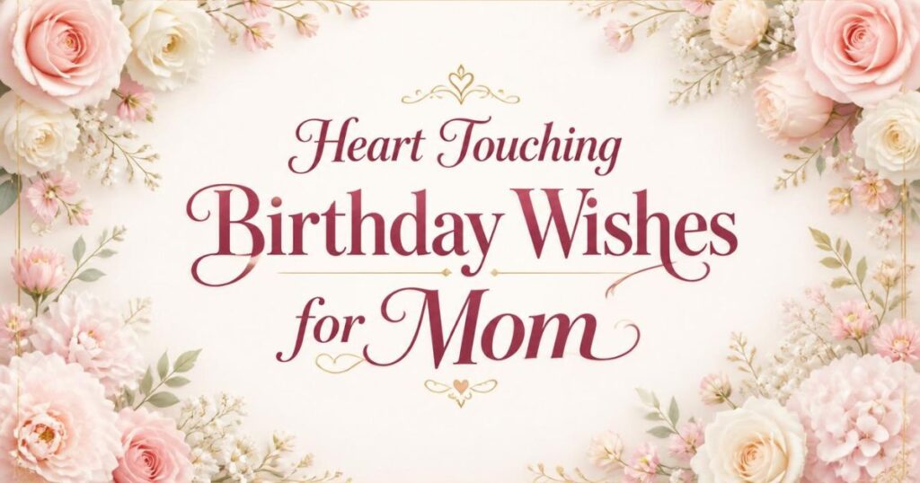 Heart Touching Birthday Wishes for Mom