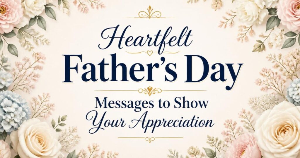 Heartfelt Father's Day Messages to Show Your Appreciation