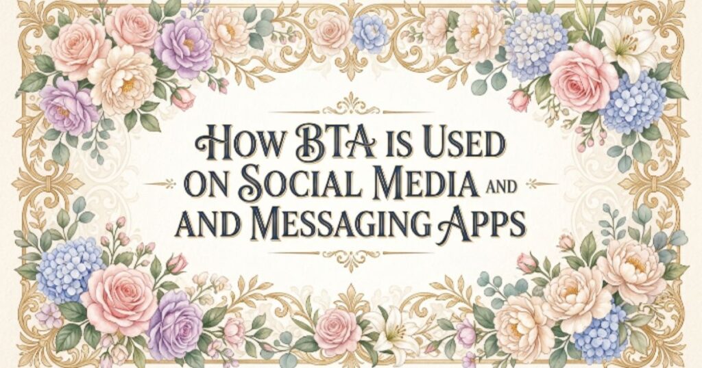 How BTA Is Used on Social Media and Messaging Apps