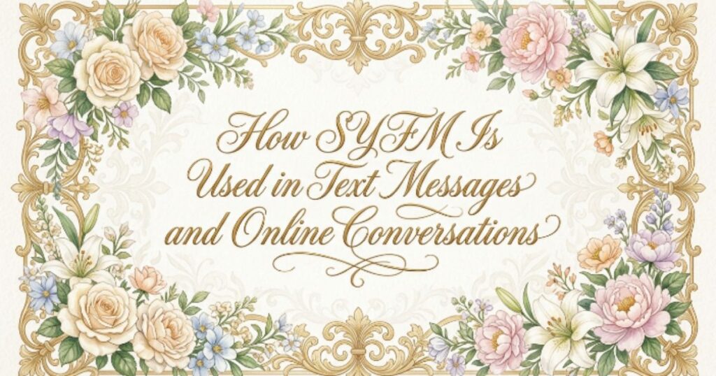 How SYFM Is Used in Text Messages and Online Conversations