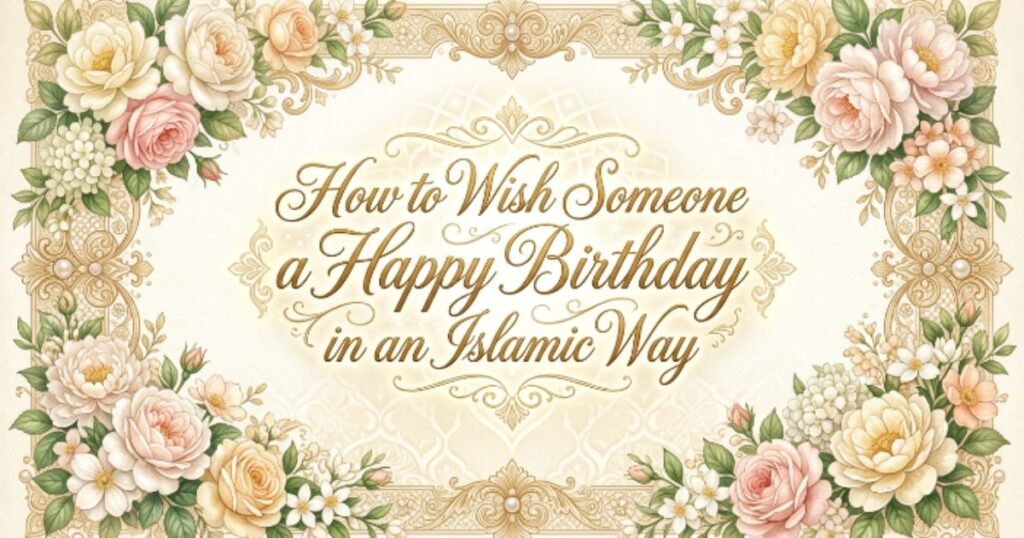 How to Wish Someone a Happy Birthday in an Islamic Way