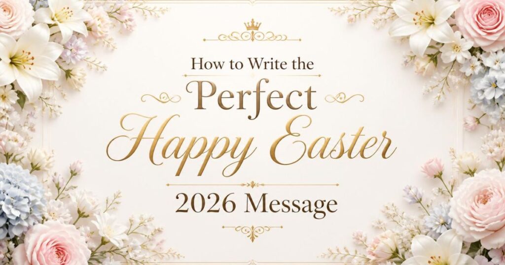 How to Write the Perfect Happy Easter 2026 Message