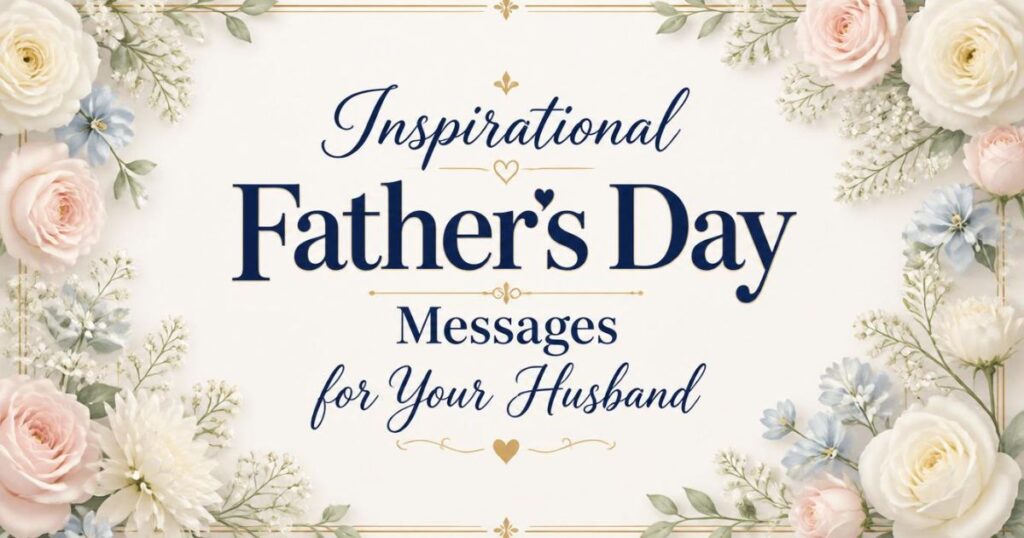 Inspirational Father's Day Messages for Your Husband
