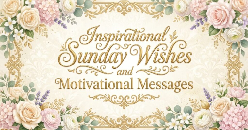 Inspirational Sunday Wishes and Motivational Messages