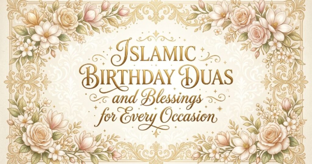 Islamic Birthday Duas and Blessings for Every Occasion
